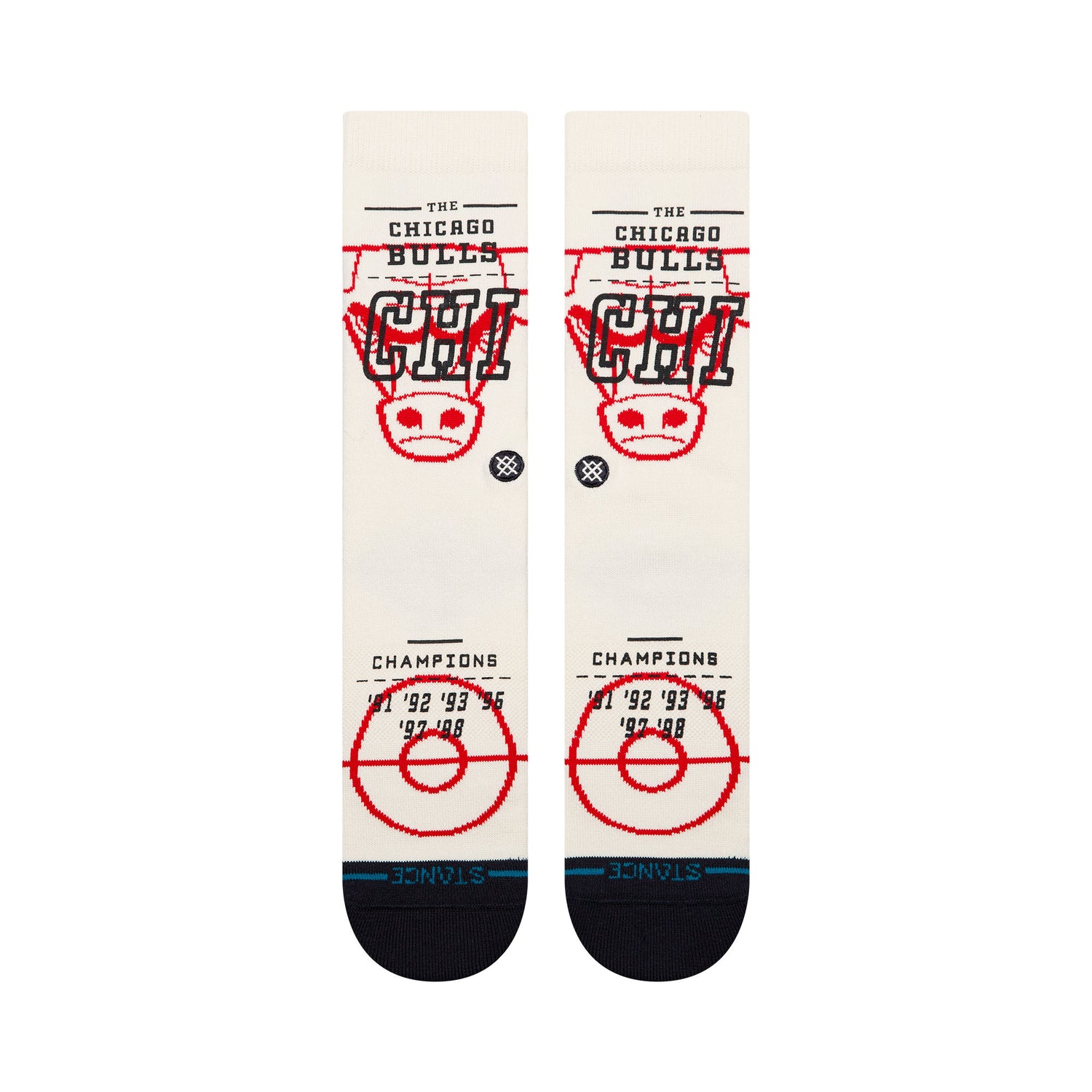Banner NBA Crew Socks - Chicago Bulls