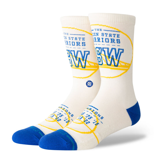 Banner NBA Crew Socks - Golden State Warriors