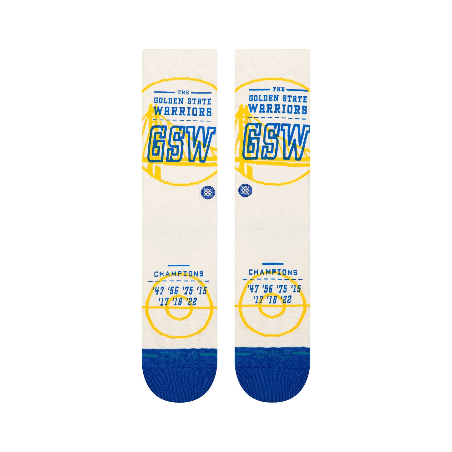 Banner NBA Crew Socks - Golden State Warriors