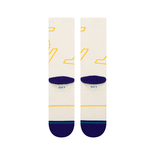 Banner NBA Crew Socks - Los Angeles Lakers