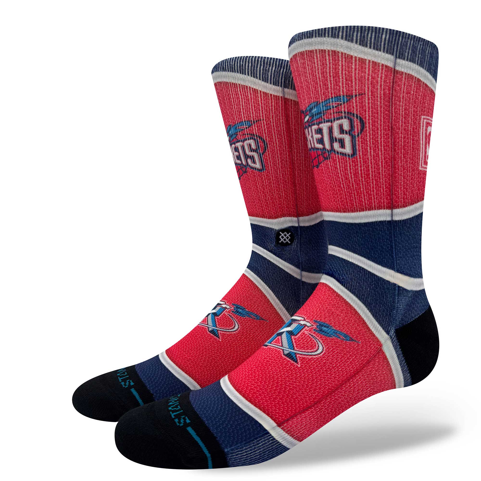 HOUSTON ROCKETS MINI BALL HARDWOOD CLASSICS CREW SOCKS – Stance Socks AU