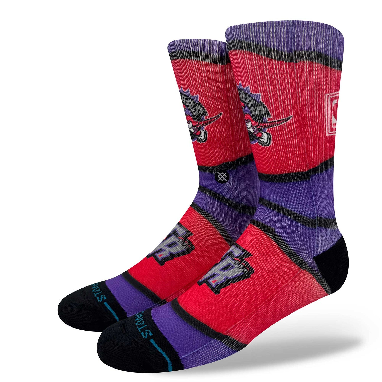 TORONTO RAPTORS MINI BALL HARDWOOD CLASSICS CREW SOCKS – Stance