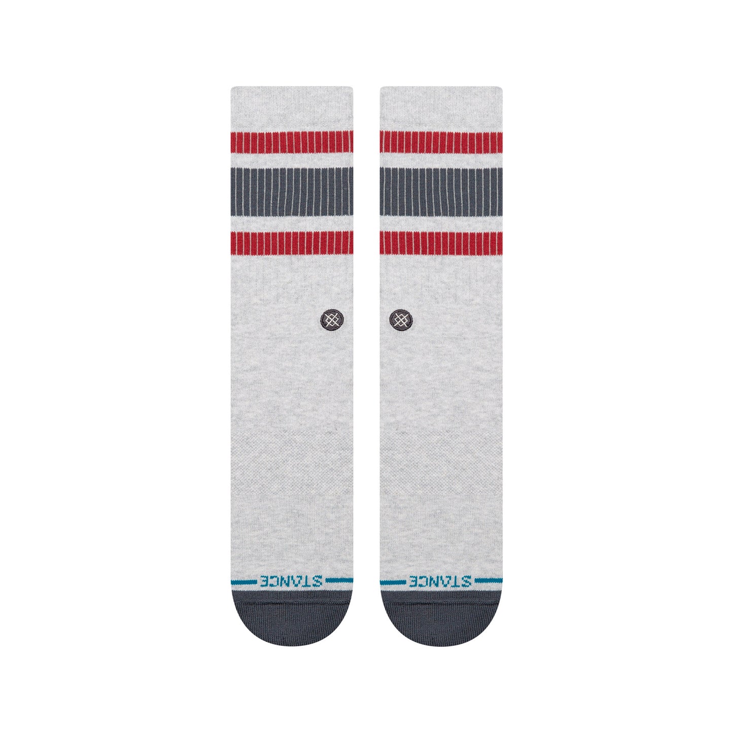 Boyd Crew Socks - Pop Stitch Heather Grey