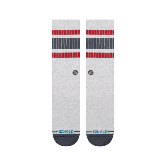 Boyd Crew Socks - Pop Stitch Heather Grey