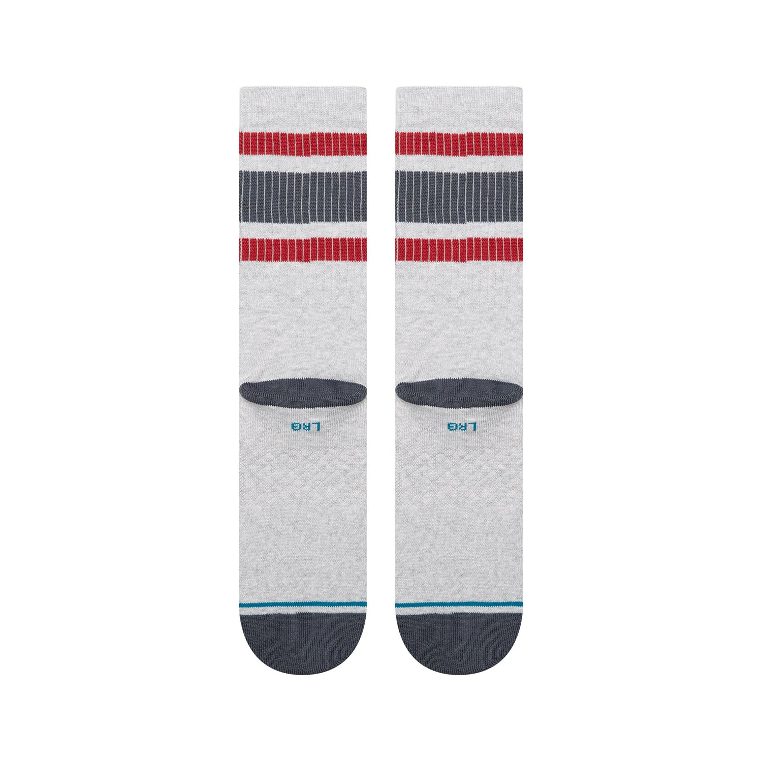 Boyd Crew Socks - Pop Stitch Heather Grey