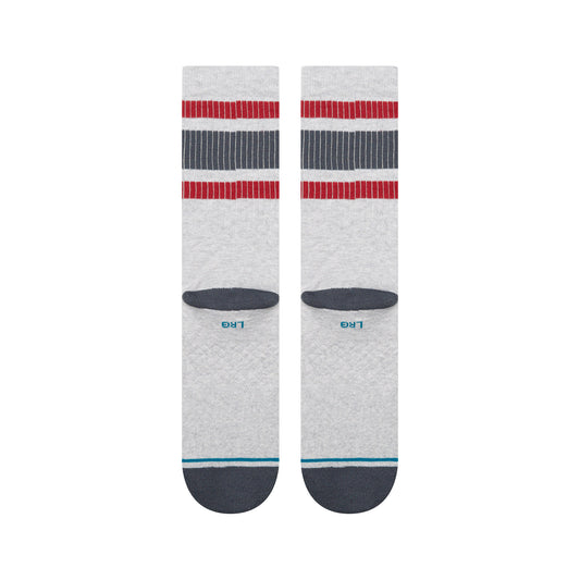 Boyd Crew Socks - Pop Stitch Heather Grey