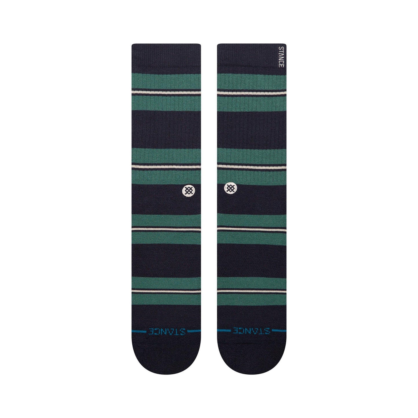 Butter Blend™ Caesar Stripe Crew Socks - Green