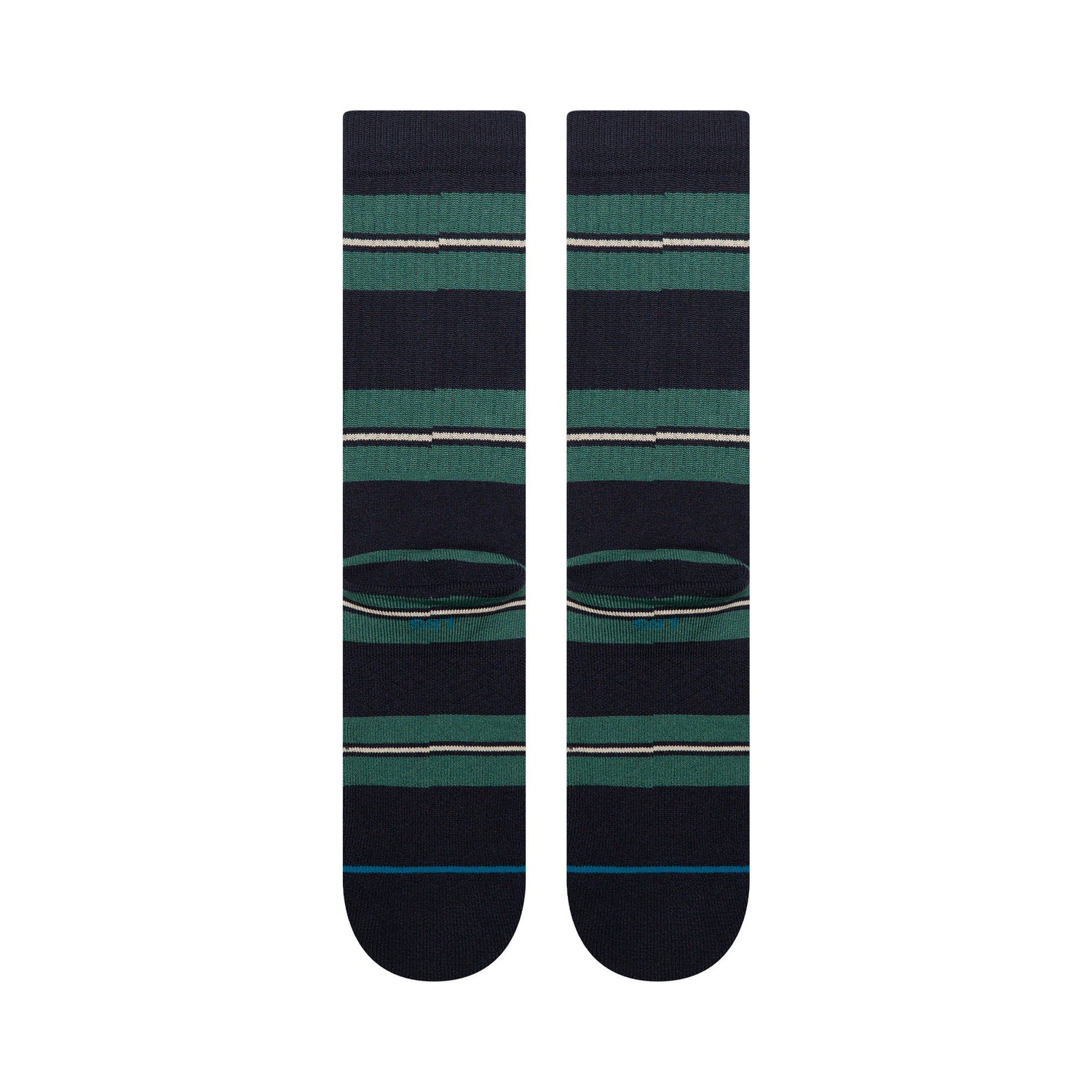 Butter Blend™ Caesar Stripe Crew Socks - Green