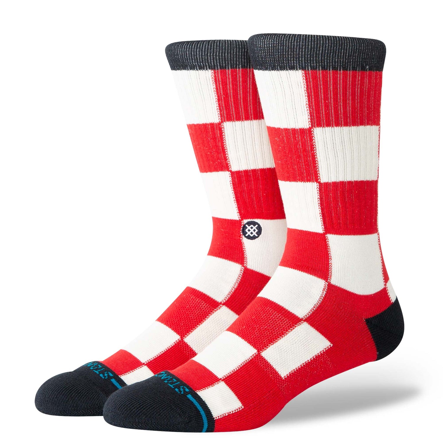 Chaturanga Crew Socks - Red