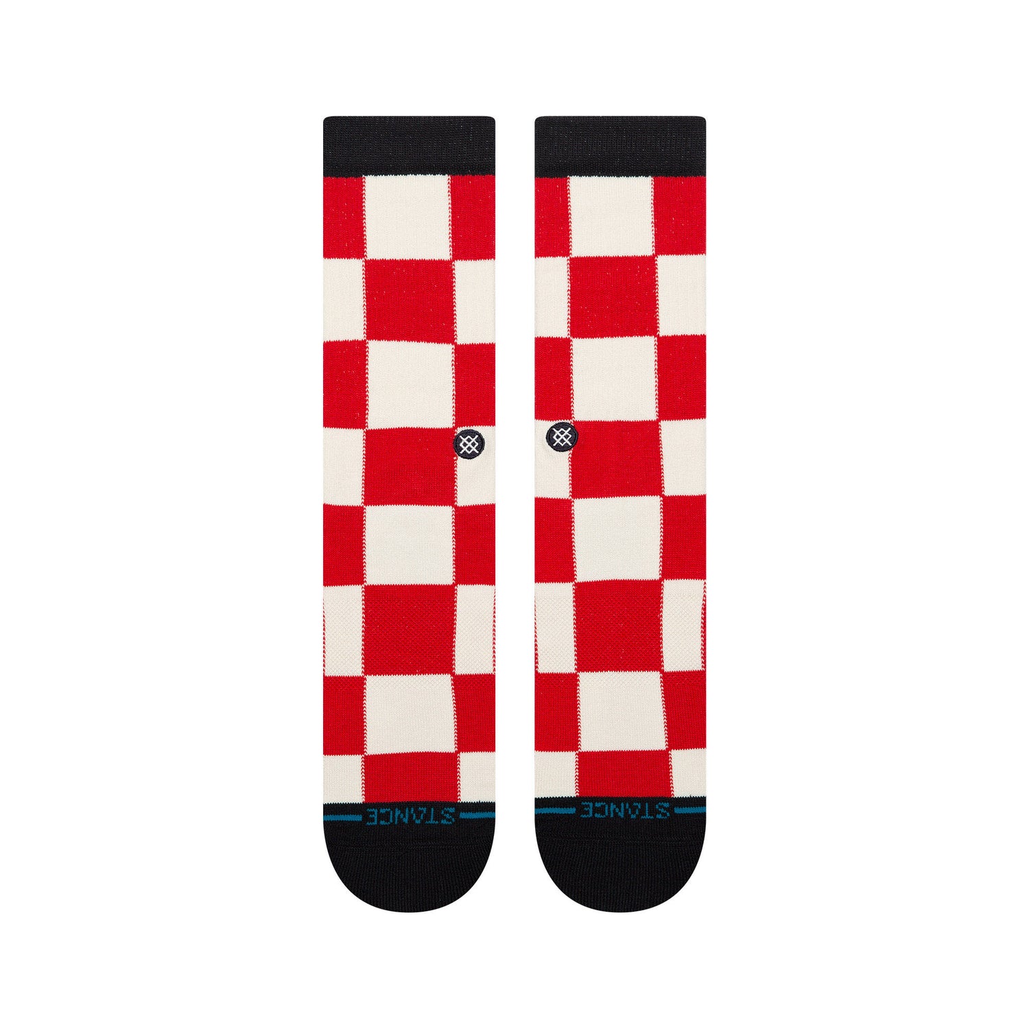 Chaturanga Crew Socks - Red
