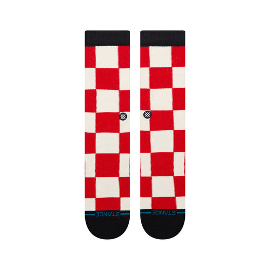 Chaturanga Crew Socks - Red