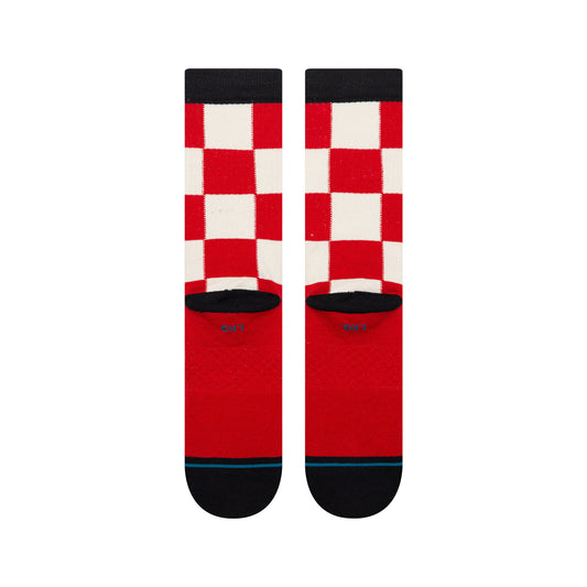 Chaturanga Crew Socks - Red