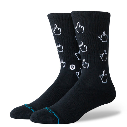 Cursor Crew Socks - Black