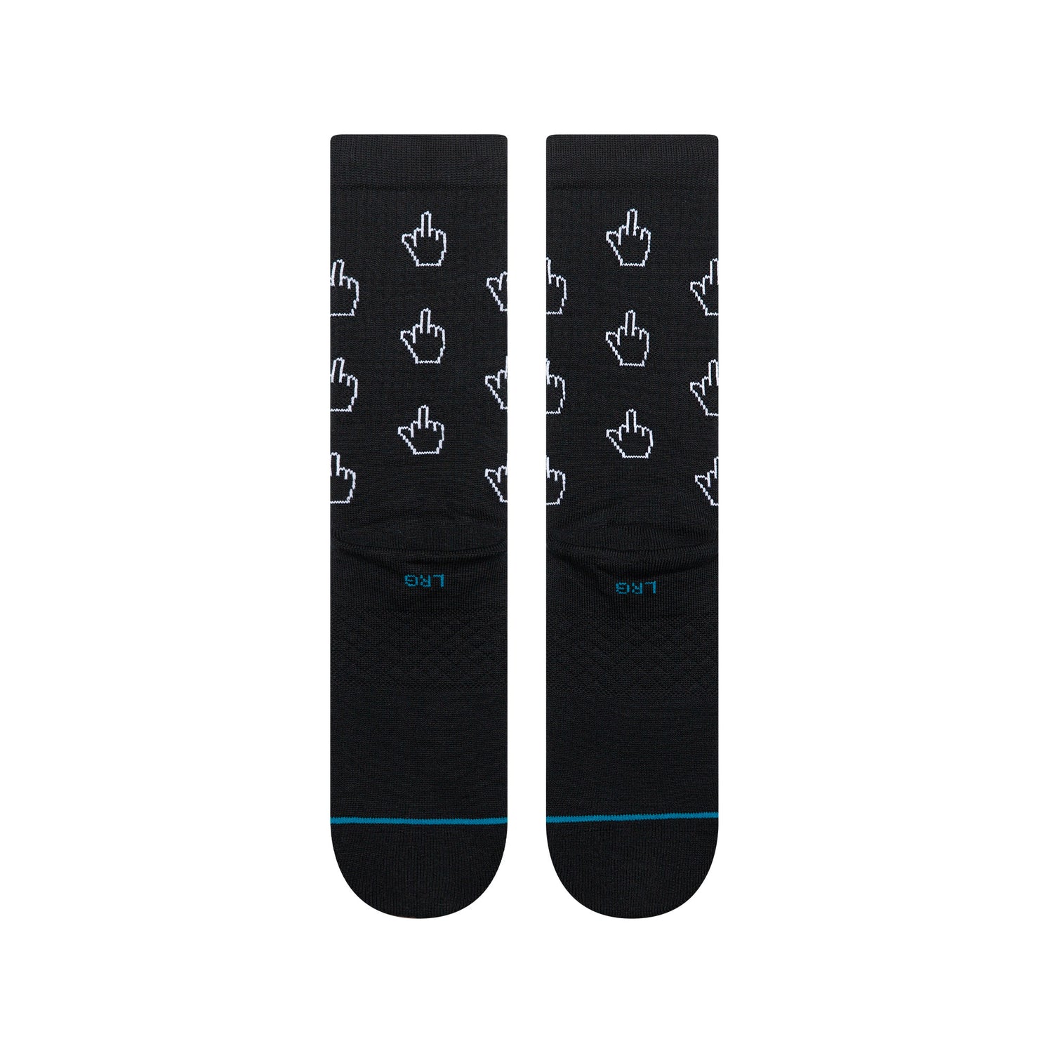 Cursor Crew Socks - Black
