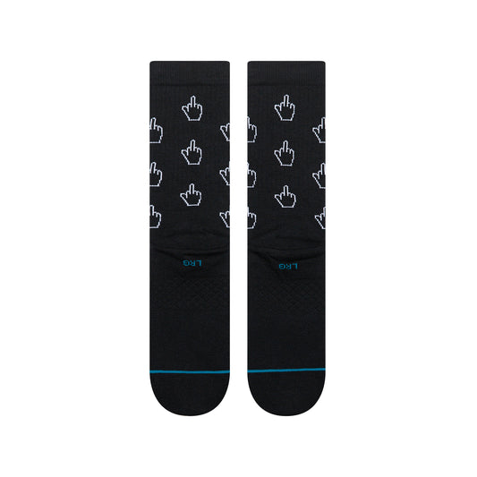 Cursor Crew Socks - Black