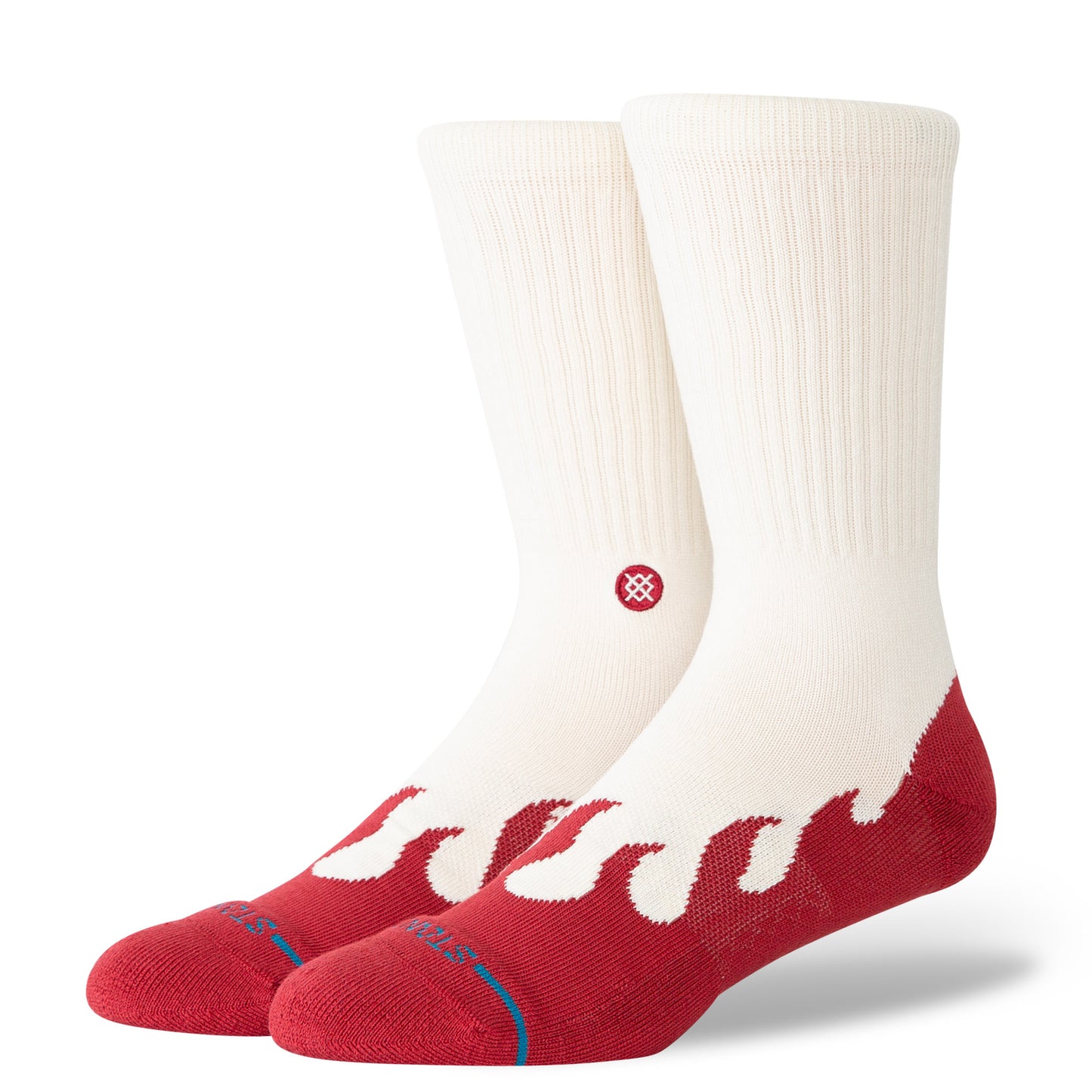 Heating Up Crew Socks - Red