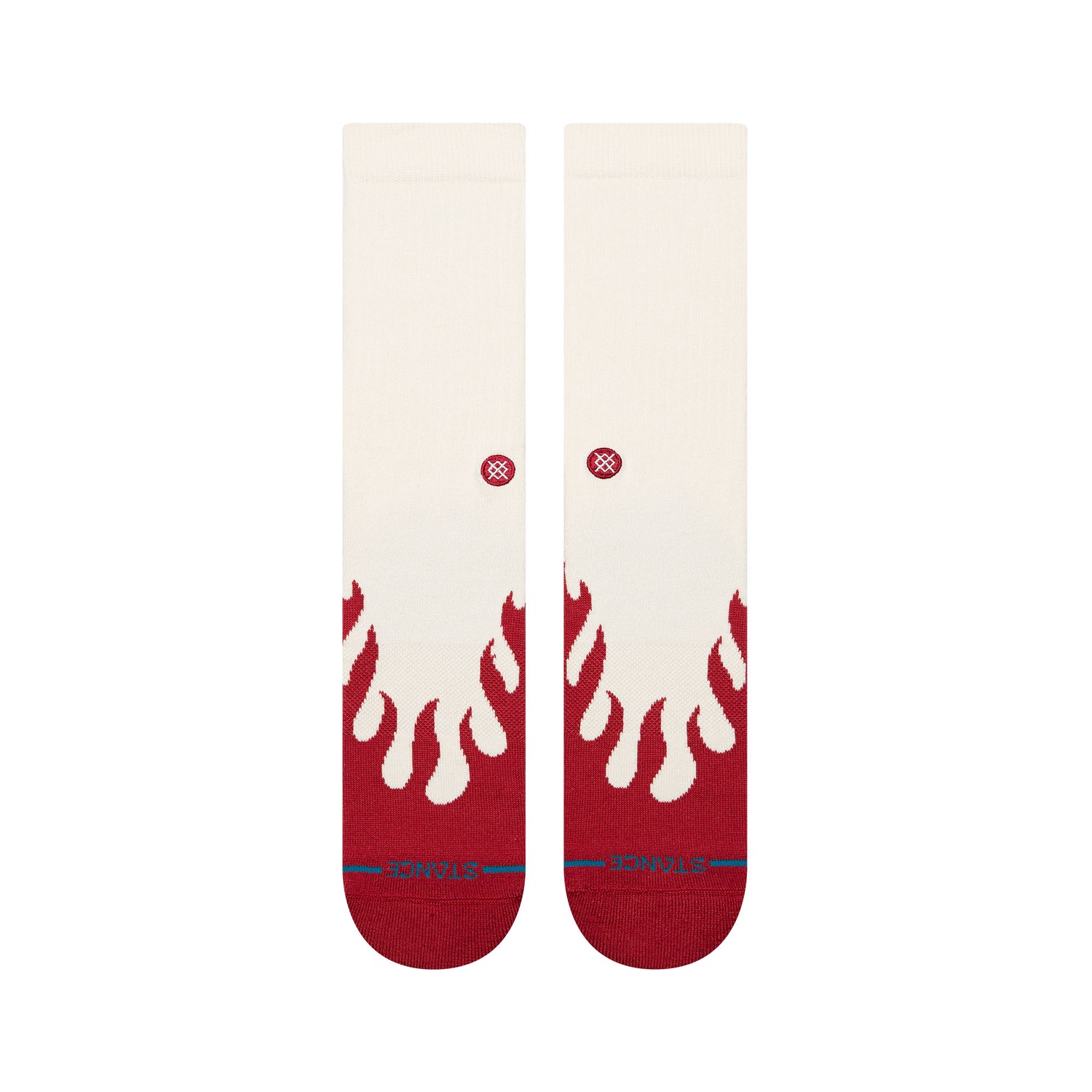 Heating Up Crew Socks - Red