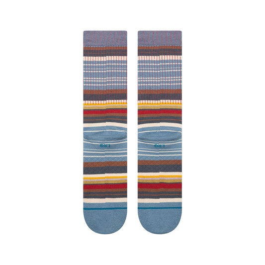 Jorongo Crew Socks - Pop Windward Blue
