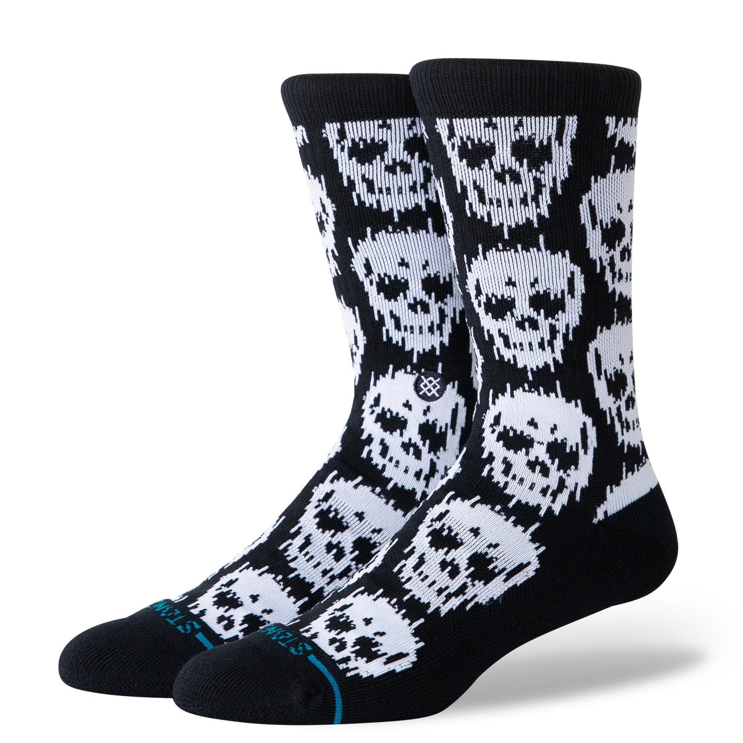 Static Skull Crew Socks