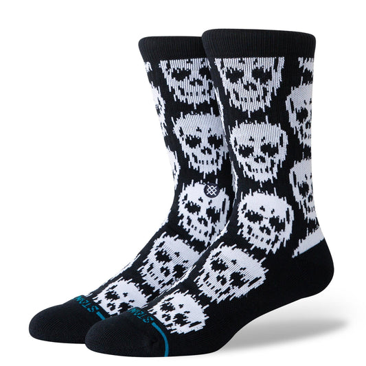 Static Skull Crew Socks