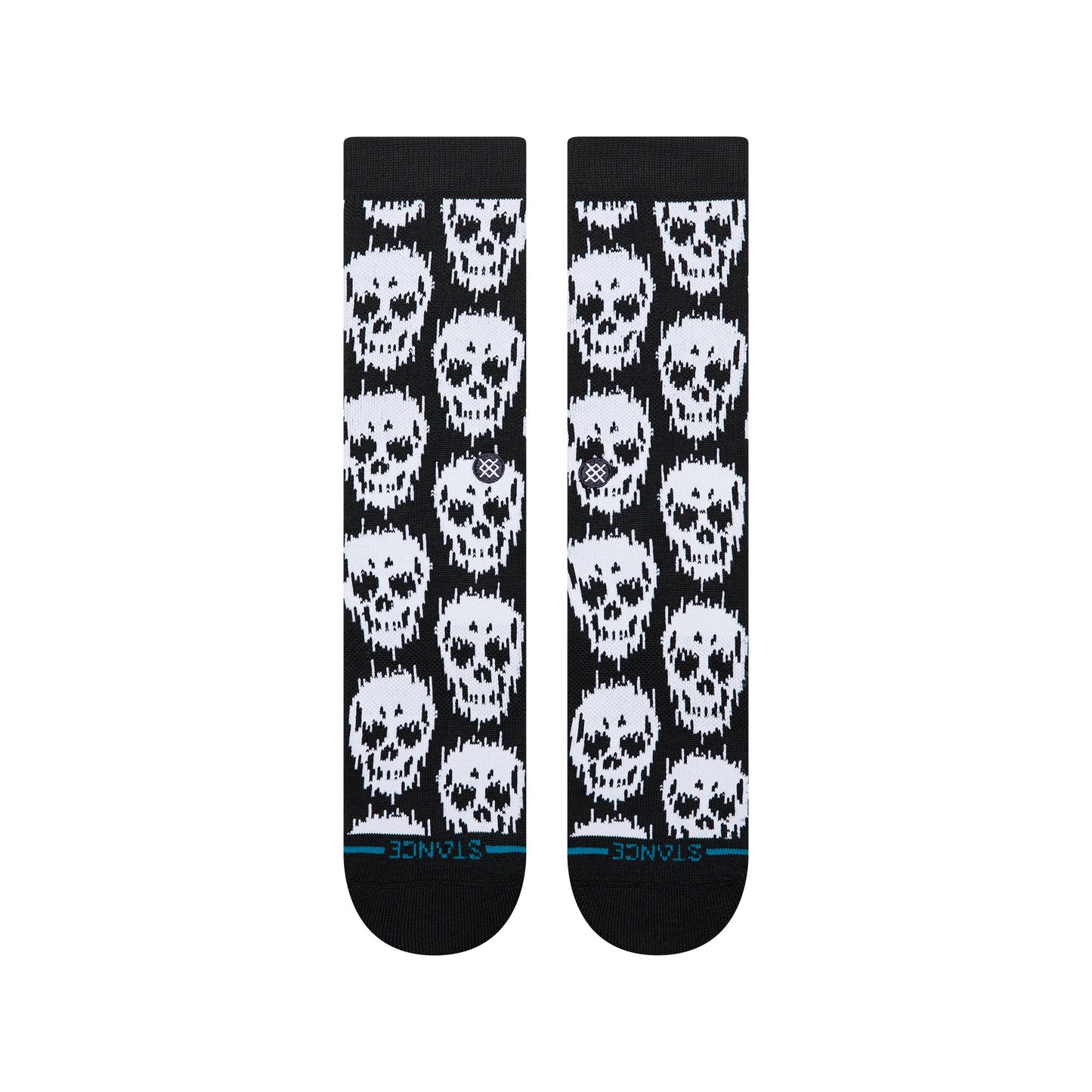 Static Skull Crew Socks