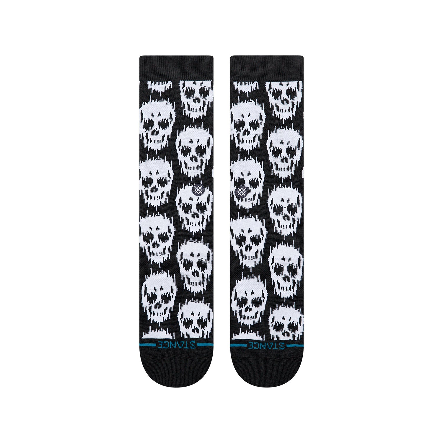 Static Skull Crew Socks