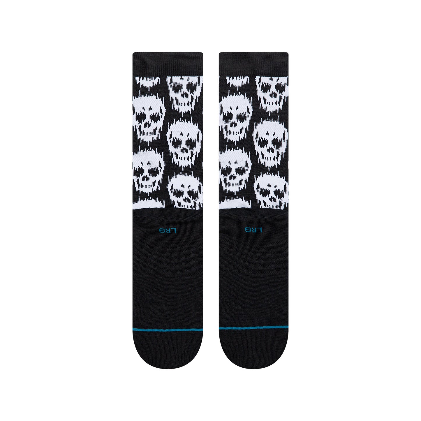 Static Skull Crew Socks