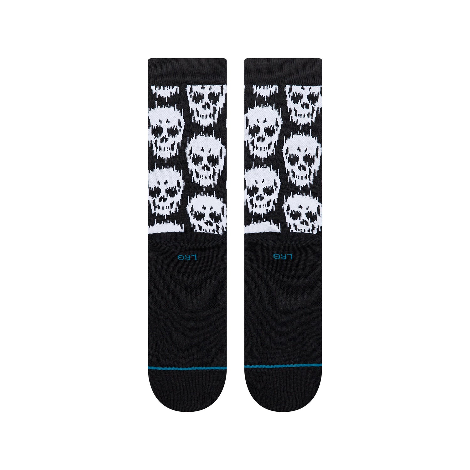 Static Skull Crew Socks