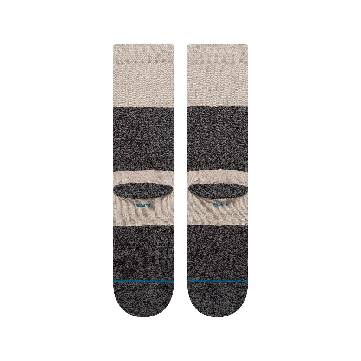 Twist Stripe Crew Socks - Grey