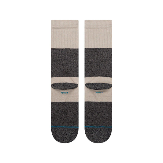 Twist Stripe Crew Socks - Grey