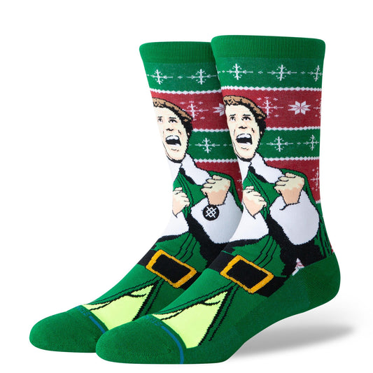 Elf Crew Socks - Cold Outside