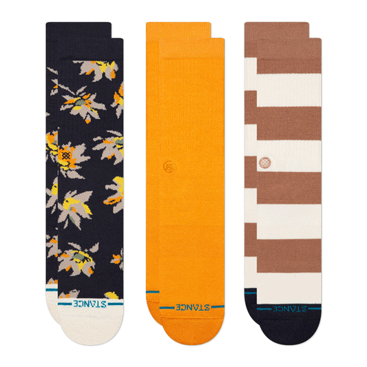 COTTON CREW SOCKS 3 PACK - EQUINOX