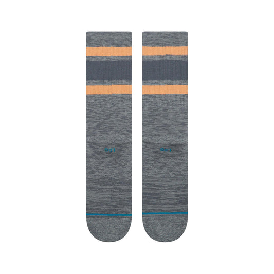 Slub Boyd Crew Socks - Pavement
