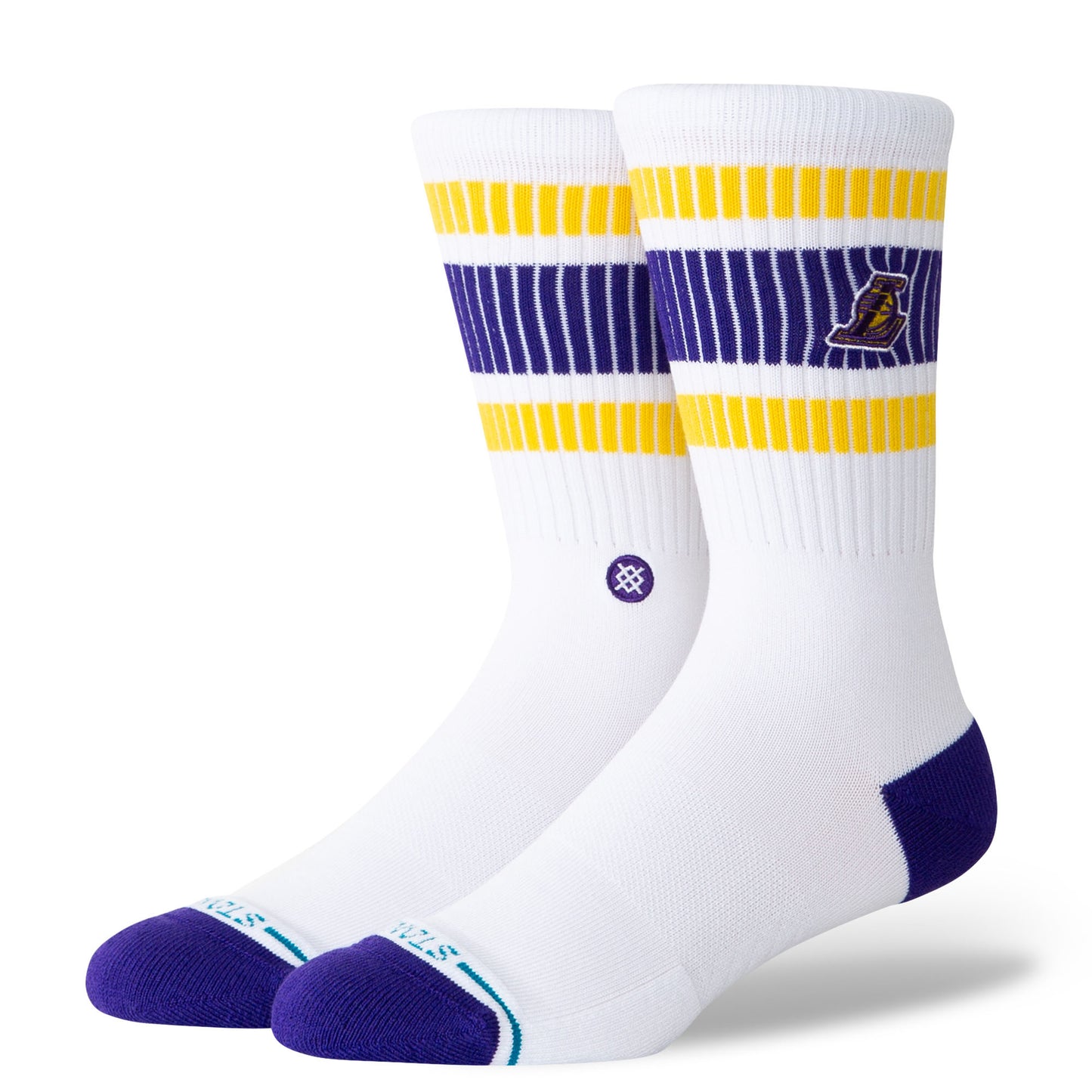 Crossover NBA Crew Socks - Los Angeles Lakers
