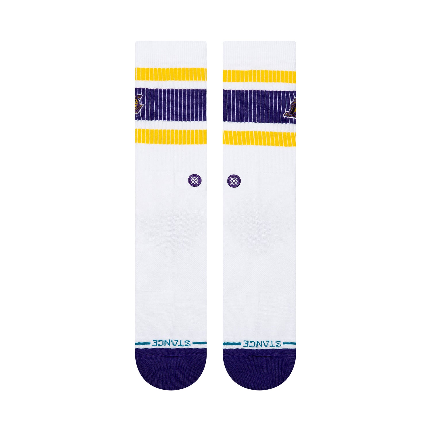 Crossover NBA Crew Socks - Los Angeles Lakers