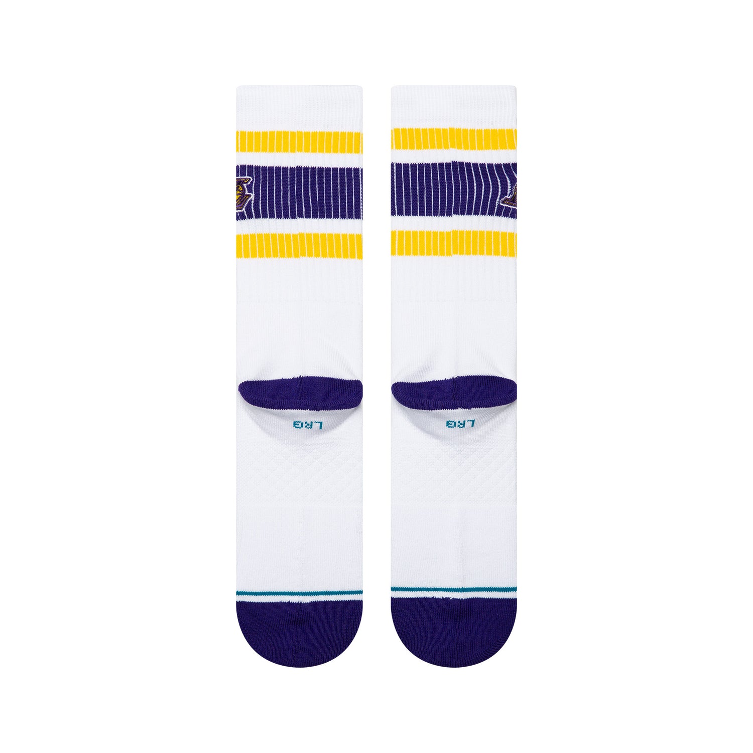 Crossover NBA Crew Socks - Los Angeles Lakers