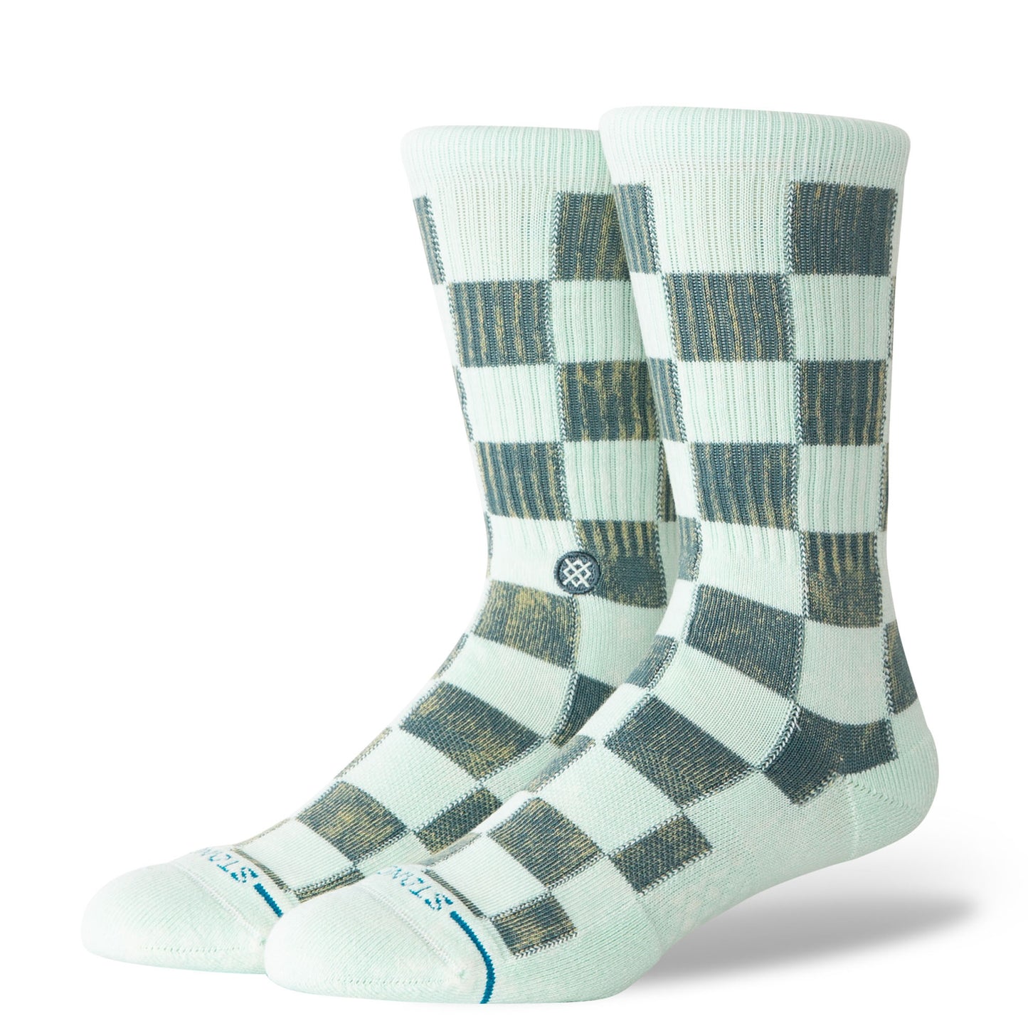 Dance Floor Crew Socks - Dusty Aqua