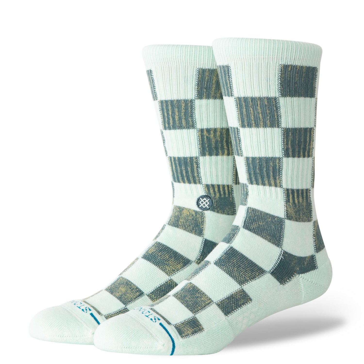 Dance Floor Crew Socks - Dusty Aqua
