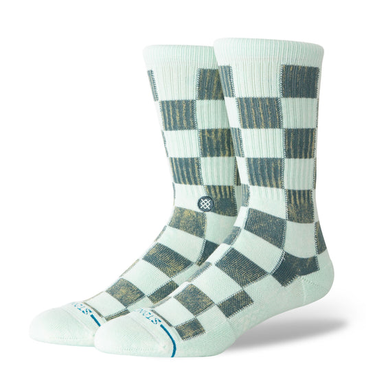 Dance Floor Crew Socks - Dusty Aqua