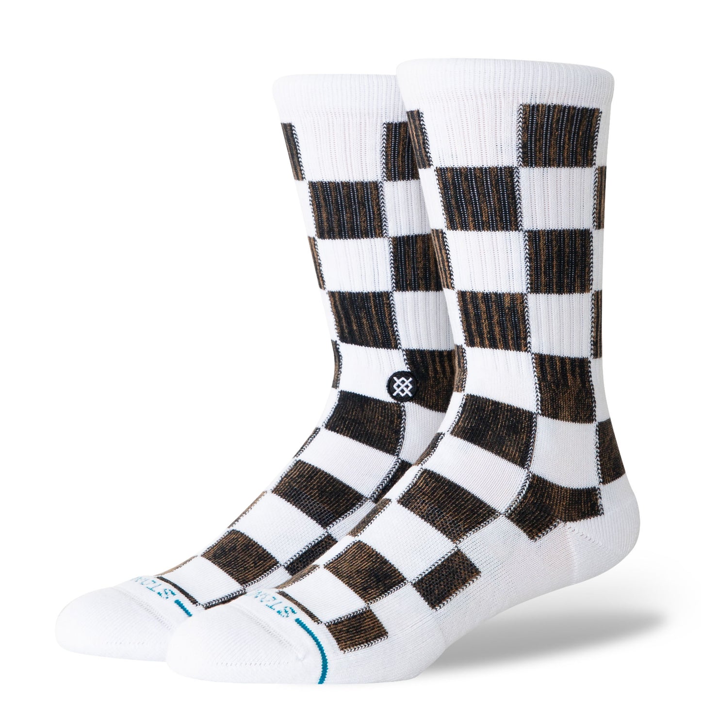 Dance Floor Crew Socks - White