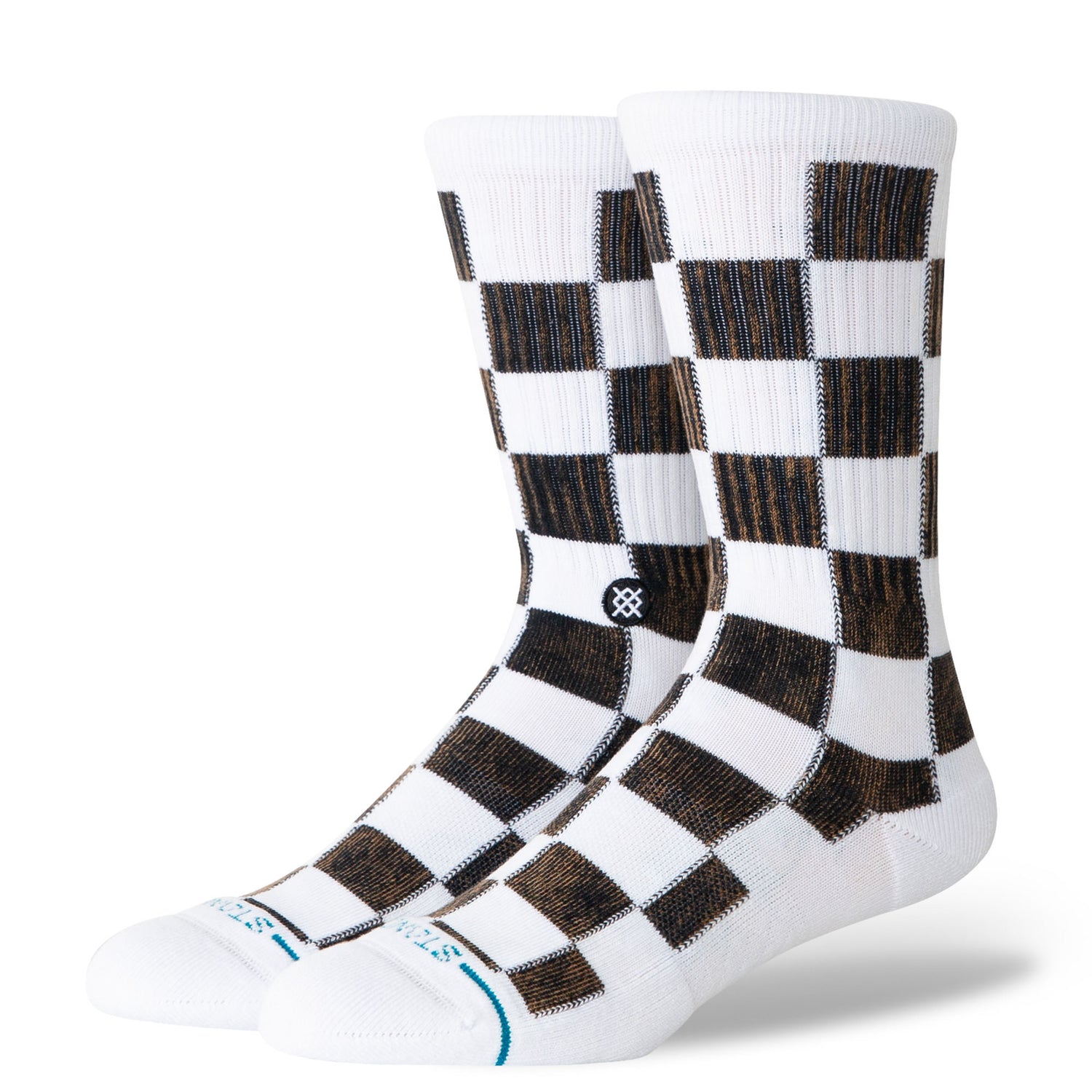 Dance Floor Crew Socks - White