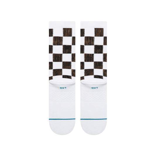 Dance Floor Crew Socks - White