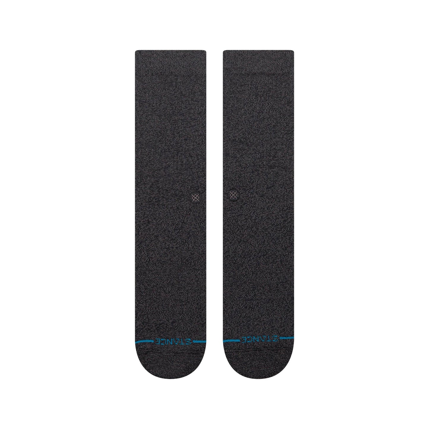 Icon Wool Crew Socks - Black