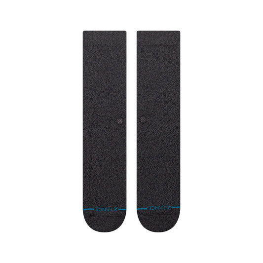 Icon Wool Crew Socks - Black