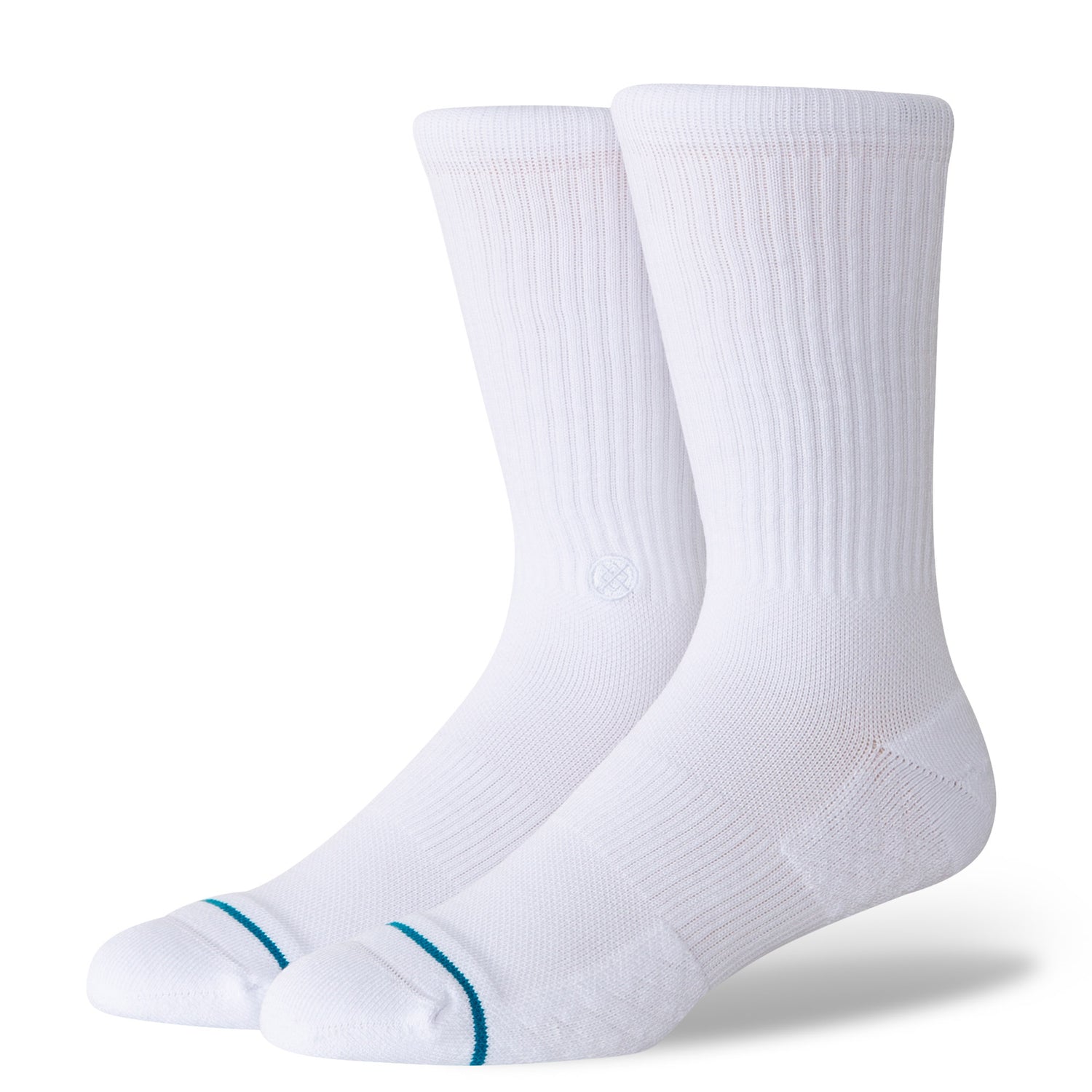 Signature Crew Socks - White