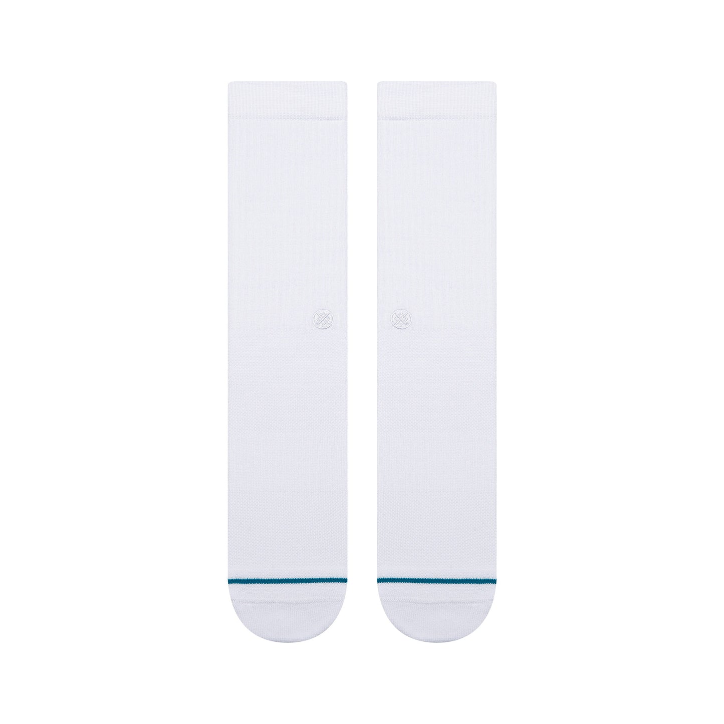 Signature Crew Socks - White