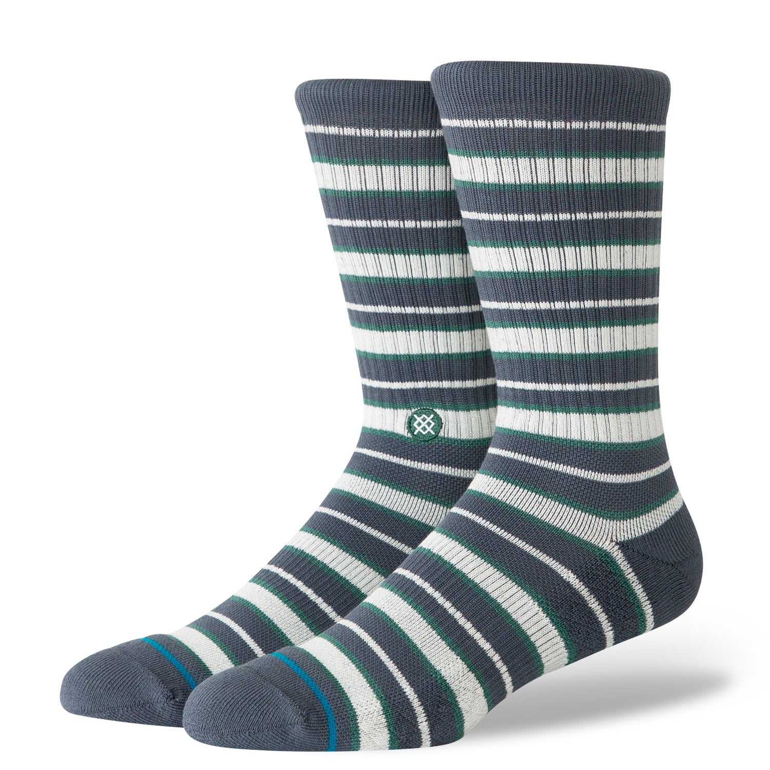 Signature Crew Socks - Stripe Turbulence