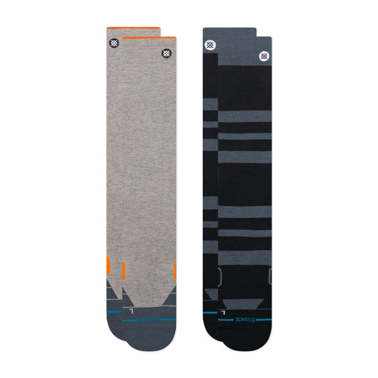 Poly Snow OTC Socks 2 Pack - Corporate Grey
