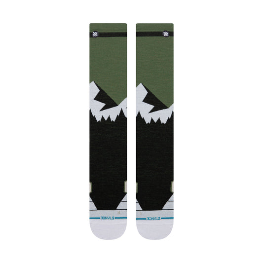 Wool Snow OTC Socks - Divide Black