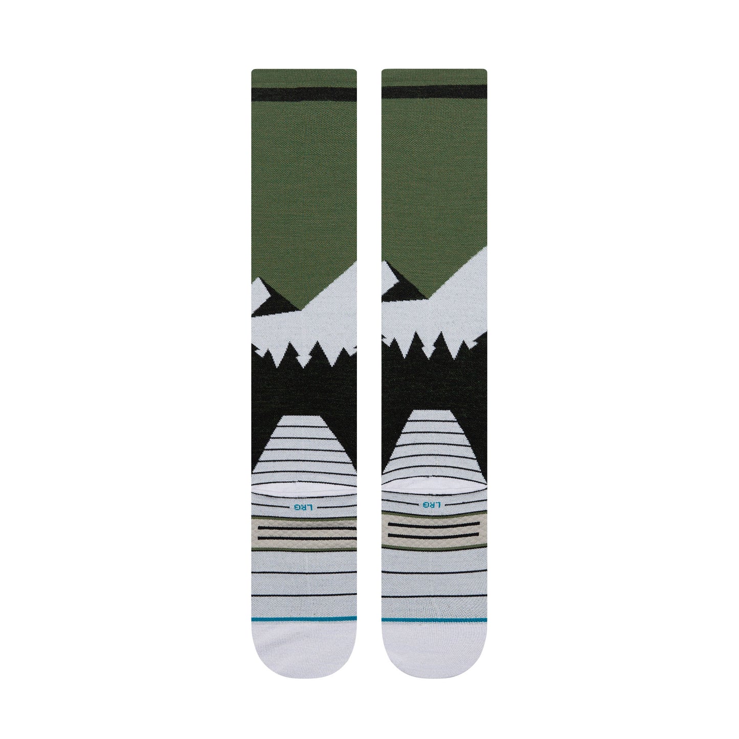 Wool Snow OTC Socks - Divide Black